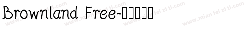 Brownland Free字体转换